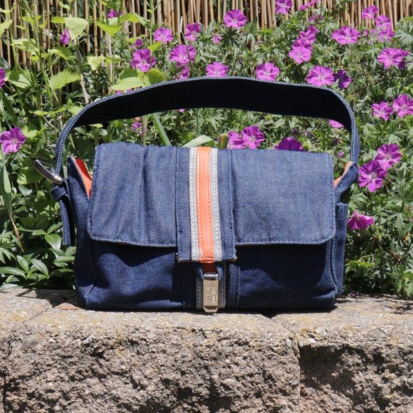 🌏 Vintage Y2k Denim Shoulder Bag - Picture 2 of 13